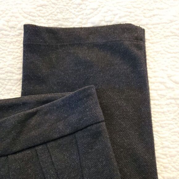 VINCE Pants Womens 10 Flat Front Ponte Knit Black  Stretch Pockets Career‎ - Picture 5 of 12